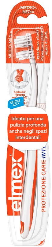 ELMEX INTERX SPAZZOLINO PROTEZIONE CARIE TESTINA CORTA - Farmacia De Pasquale