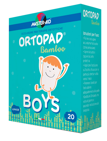 CEROTTO OCULARE PER ORTOTTICA ORTOPAD BOYS M 5,4X7,6 20 PEZZI - Farmacia De Pasquale