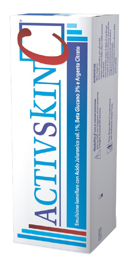 EMULSIONE IAMELLARE ACTIV SKIN CON ACIDO JALURONICO 1% BETA GLUCANO 3% E ARGENTO CITRATO 30 ML - Farmacia De Pasquale