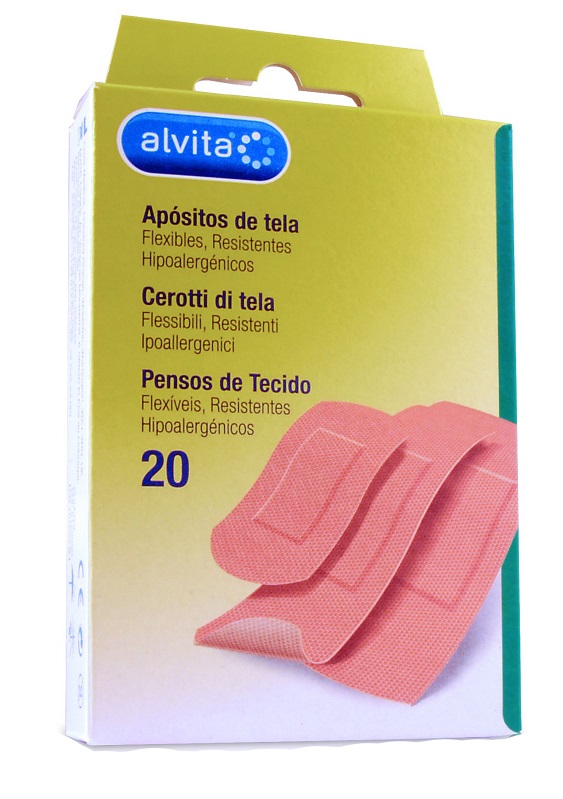 CEROTTO TELA 20 PEZZI ALVITA - Farmacia De Pasquale