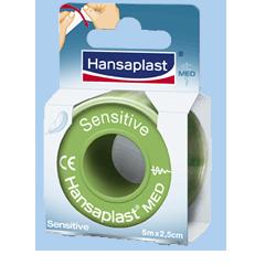 CEROTTO ROCCHETTO HANSAPLAST SENSITIVE 5MX2,50CM 1 PEZZO - Farmacia De Pasquale