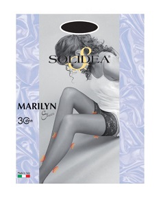 MARILYN 30 SHEER CALZA AUTOREGGENTE CAMEL 4 - Farmacia De Pasquale