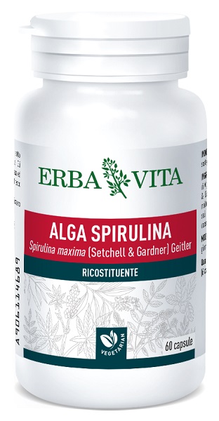 ALGA SPIRULINA 60 CAPSULE 450 MG - Farmacia De Pasquale