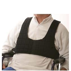 CINTURA PETTORALE PER CARROZZELLA MODELLO COMPLETO DI BRETELLAGGIO VERTICALE IN COTONE 100%. CINTURA DI SOSTEGNO E ANTISCIVOLAMENTO PER PAZIENTI COSTRETTI ALLA CARROZZELLA - Farmacia De Pasquale