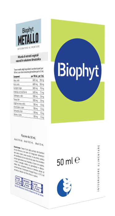 BIOPHYT METALLO 50 ML SOLUZIONE IDROALCOLICA - Farmacia De Pasquale
