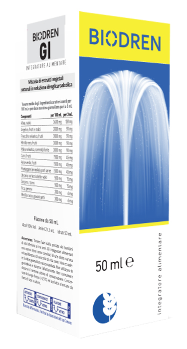 BIODREN GI SOLUZIONE IDROALCOLICA 50 ML - Farmacia De Pasquale