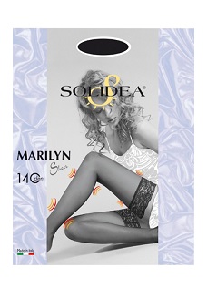 MARILYN 140 SHEER CALZA AUTOREGGENTE FUMO 3 - Farmacia De Pasquale