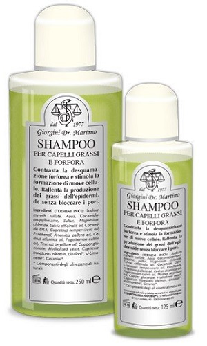 SHAMPOO CAPELLI GRASSI/FORFORA 250 ML - Farmacia De Pasquale