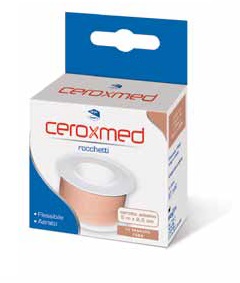 CEROTTO IN ROCCHETTO CEROXMED AERATO IN TESSUTO ROSA 500X2,50 CM 1 PEZZO - Farmacia De Pasquale