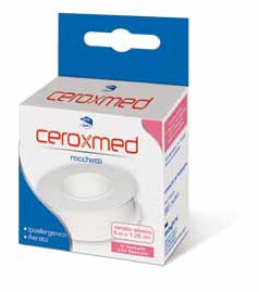 CEROTTO ADESIVO IN ROCCHETTO CEROXMED IN TESSUTO NON TESSUTO AERATO IPOALLERGENICO BIANCO 500X1,25 CM 1 PEZZO - Farmacia De Pasquale