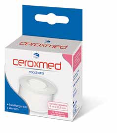 CEROTTO ADESIVO IN ROCCHETTO CEROXMED IN TESSUTO NON TESSUTO AERATO IPOALLERGENICO BIANCO 500X2,5 CM 1 PEZZO - Farmacia De Pasquale