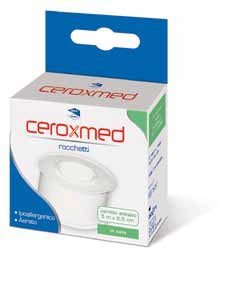 CEROTTO ADESIVO IN ROCCHETTO CEROXMED IN SETA AERATO IPOALLERGENICO BIANCO 500X2,5 CM 1 PEZZO - Farmacia De Pasquale