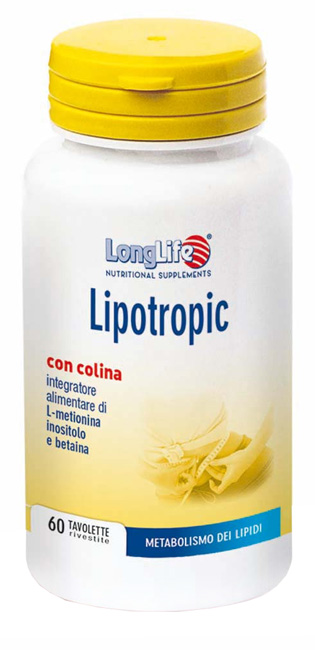 LONGLIFE LIPOTROPIC 60 TAVOLETTE RIVESTITE DA 1,5 G - Farmacia De Pasquale
