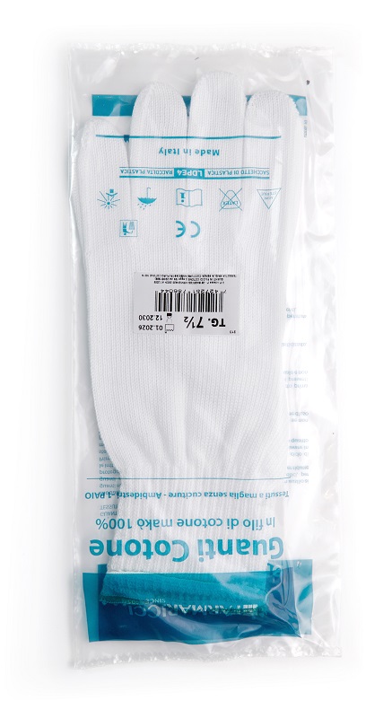 GUANTO CHIRURGICO COTONE FELPATO 7,5 - Farmacia De Pasquale