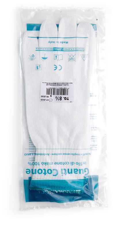 GUANTO CHIRURGICO COTONE FELPATO 8,5 - Farmacia De Pasquale