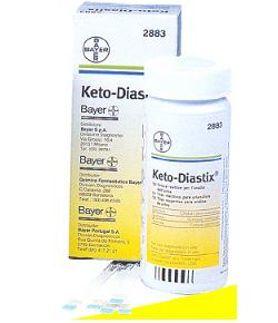 STRISCE MISURAZIONE GLICOSURIA E CHETONURIA KETODIASTIX 50 PEZZI - Farmacia De Pasquale