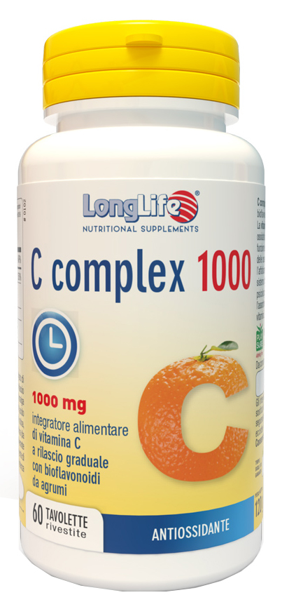 LONGLIFE C COMPLEX 1000 T/R 60 TAVOLETTE - Farmacia De Pasquale