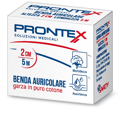 PRONTEX BENDA AURICOLARE 2 CM - Farmacia De Pasquale