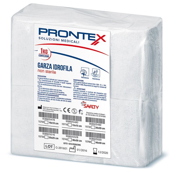 PRONTEX GARZA 15X15CM 1KG - Farmacia De Pasquale