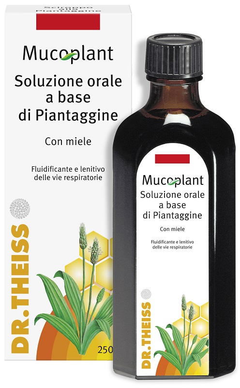 THEISS MUCOPLANT PIANTAGGINE 250 ML - Farmacia De Pasquale