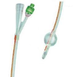CATETERE FOLEY IN SILICONE TRASPARENTE A 2 VIE CON PALLONCINO 5-10ML DIAMETRO CH20 6,66MM LUNGHEZZA 40CM - Farmacia De Pasquale