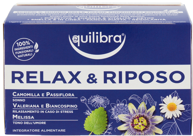 TISANA RELAX E RIPOSO 15 FILTRI - Farmacia De Pasquale