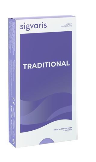 SIGVARIS 504 CCL3 GAMBALETTO TRADITIONAL CORTO PUNTA APERTA BEIGE M PLUS - Farmacia De Pasquale