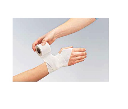 BENDA ELASTICA MEDICATA AUTOADESIVA FORTELAST PLUS CON OSSIDO DI ZINCO 10X450 CM - Farmacia De Pasquale