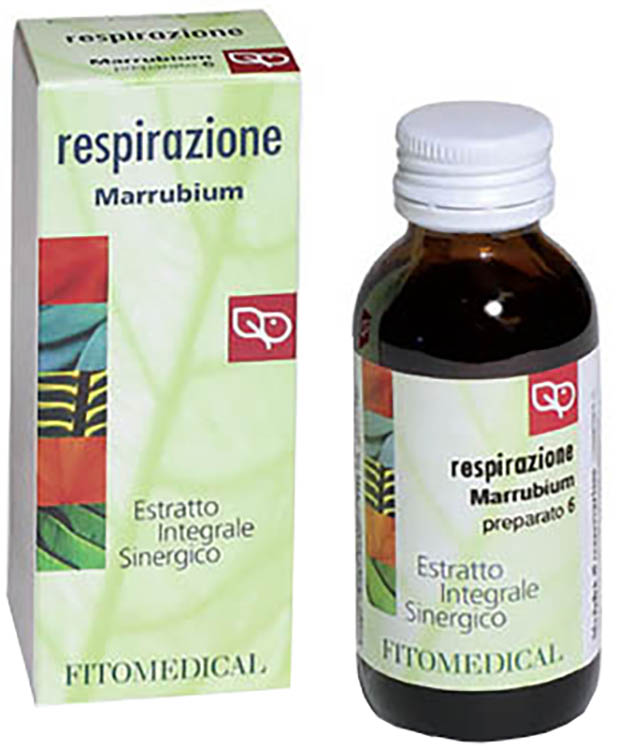 MARRUBIUM RESPIRAZIONE ESTRATTO INTEGRALE SINERGICO 60 ML PREPARATO 6 - Farmacia De Pasquale