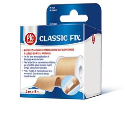 CEROTTO IN ROCCHETTO PIC CLASSIC FIX TELA 2,5X500 CM FUSTELLA - Farmacia De Pasquale