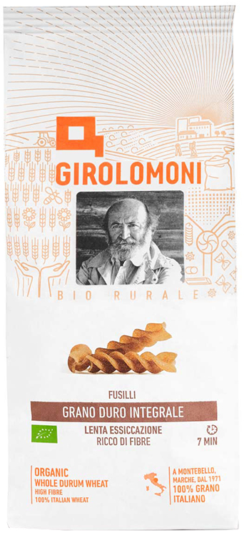 FUSILLI PASTA DI SEMOLA INTEGRALE DI GRANO DURO 500 G - Farmacia De Pasquale