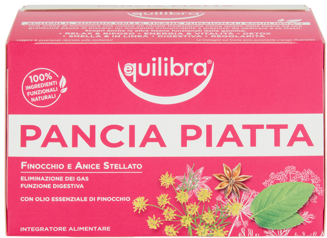 TISANA PANCIA PIATTA 15 FILTRI - Farmacia De Pasquale