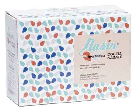 SOLUZIONE FISIOLOGICA IPERTONICA STERILE NASIR 8 SACCHE VERSIONE DA 250ML - Farmacia De Pasquale