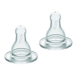 TETTARELLA SLOW FLUSSO LENTO IN SILICONE 2 PEZZI - Farmacia De Pasquale