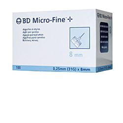 AGO PER PENNA DA INSULINA BD MICROFINE 31 GAUGE 8 MM 100 PEZZI - Farmacia De Pasquale