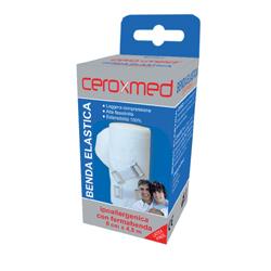 BENDA ELASTICA CEROXMED 10X450 CM CON GANCIO 1 PEZZO - Farmacia De Pasquale