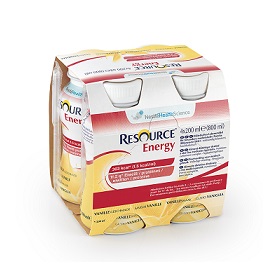 RESOURCE ENERGY VANIGLIA 4 BOTTIGLIE 200 ML NUOVO PACKAGING - Farmacia De Pasquale