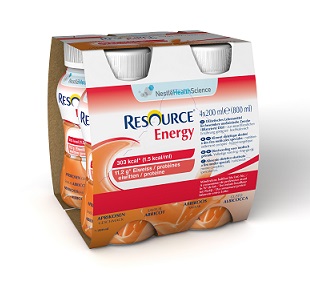 RESOURCE ENERGY ALBICOCCA 4 BOTTIGLIE 200 ML - Farmacia De Pasquale
