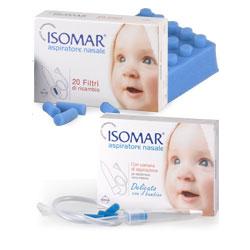 FILTRO RICAMBIO ASPIRATORE NASALE ISOMAR 20 PEZZI - Farmacia De Pasquale