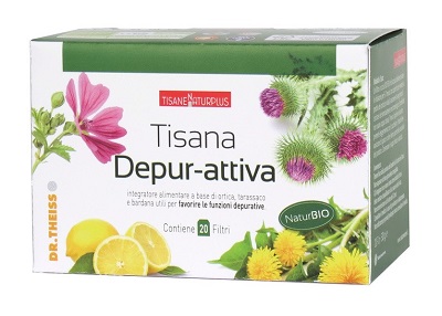 NATURPLUS TISANA DEPUR-ATTIVA 20 FILTRI - Farmacia De Pasquale