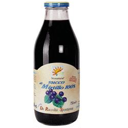 SUCCO PURO MIRTILLI SELVATICI 500 ML - Farmacia De Pasquale