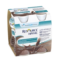 RESOURCE HP/HC CIOCCOLATO 4 BOTTIGLIE 200 ML - Farmacia De Pasquale