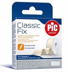 CEROTTO IN ROCCHETTO PIC CLASSIC FIX TELA BIANCO 2,5X500 CM FUSTELLA - Farmacia De Pasquale