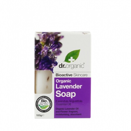DR ORGANIC LAVENDER LAVANDA SOAP SAPONETTA 100 G - Farmacia De Pasquale