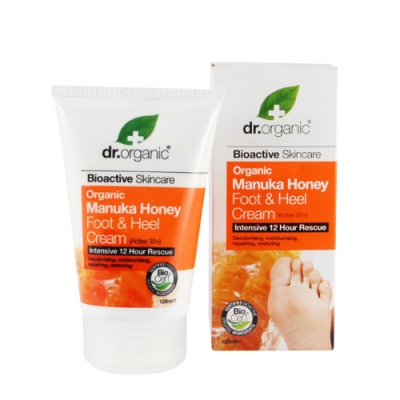 DR ORGANIC MANUKA HONEY MIELE DI MANUKA FOOT HEEL CREAM CREMA PIEDI 125 ML - Farmacia De Pasquale