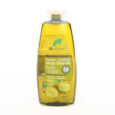 DR ORGANIC VIRGIN OLIVE OIL OLIO DI OLIVA BODY WASH DETERGENTE CORPO 250 ML - Farmacia De Pasquale