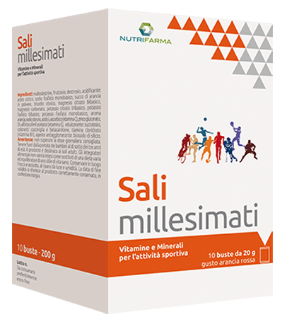 SALI MILLESIMATI 10 BUSTINE 20 G - Farmacia De Pasquale