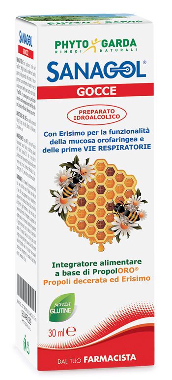 SANAGOL GOCCE PROPOLI ESTRATTO IDROALCOLICO 30 ML - Farmacia De Pasquale