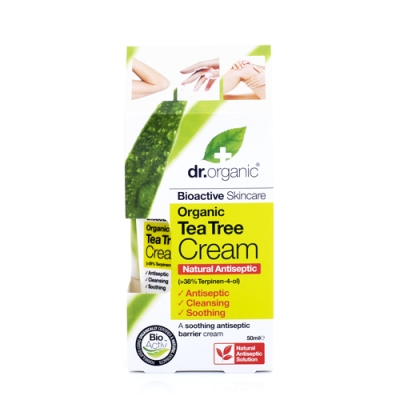 DR ORGANIC TEA TREE ANTISEPTIC CREAM CREMA 50 ML - Farmacia De Pasquale