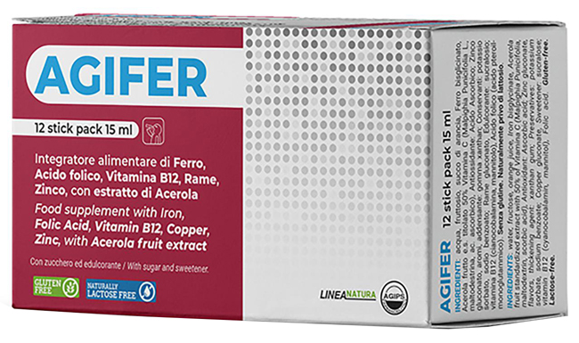 AGIFER 15 STICK 15 ML - Farmacia De Pasquale